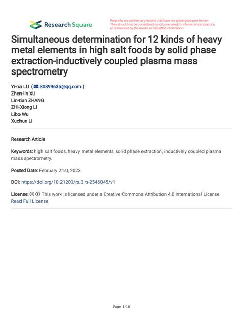 Simultaneous Determination of Heavy Metal Elements in E-cigarette ... - wintechmobiles.com