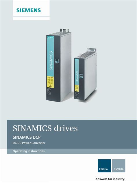 SINAMICS DCP Quick Guide - Siemens