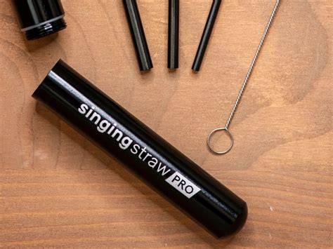 Singing Straw Vocal Trainer Kit - 4 Metal Straws SOVT Tool with ... - raincitystudios.com