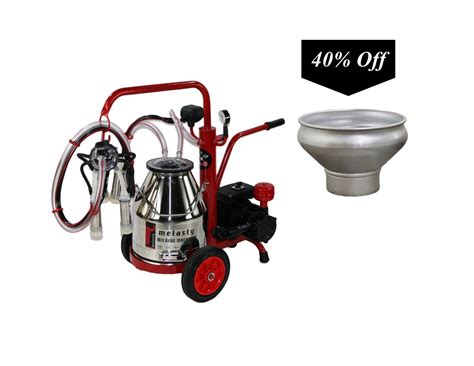 Single Cow Milker TEK1-PS 6 Gal Bucket By Melasty - balustradellc