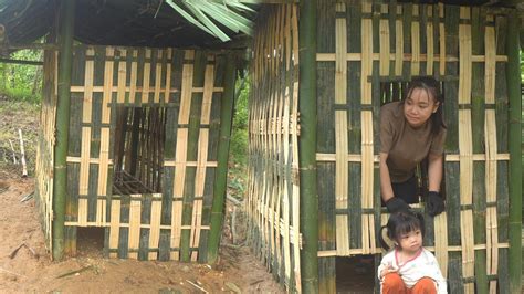 Single Mother Builds Bamboo Chicken Coop with Daughter - balustradellc
