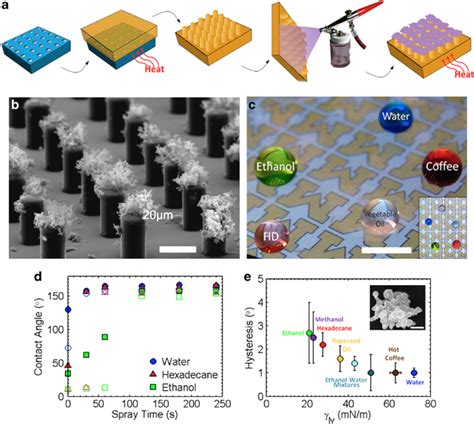 Single-process fabrication of superomniphobic surfaces utilizing ... - wintechmobiles.com