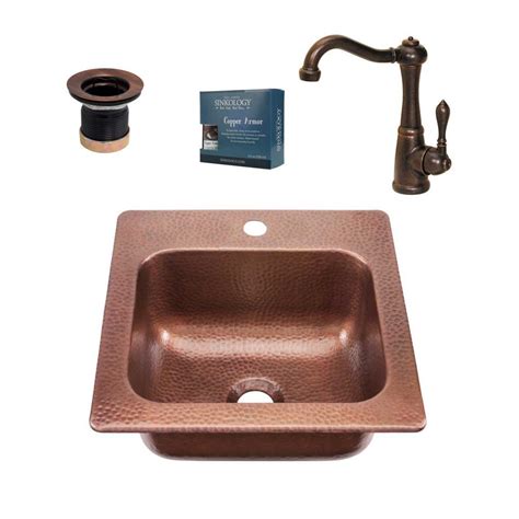 SINKOLOGY - Copper - Kitchen Sinks - The Home Depot