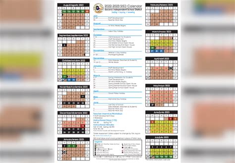SISD Calendar