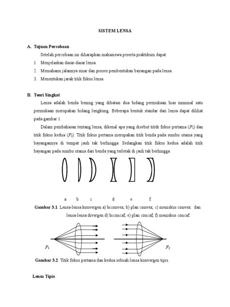 Sistem Lensa & Cermin: Analisis Pembentukan Bayangan Presisi - muktibox.com