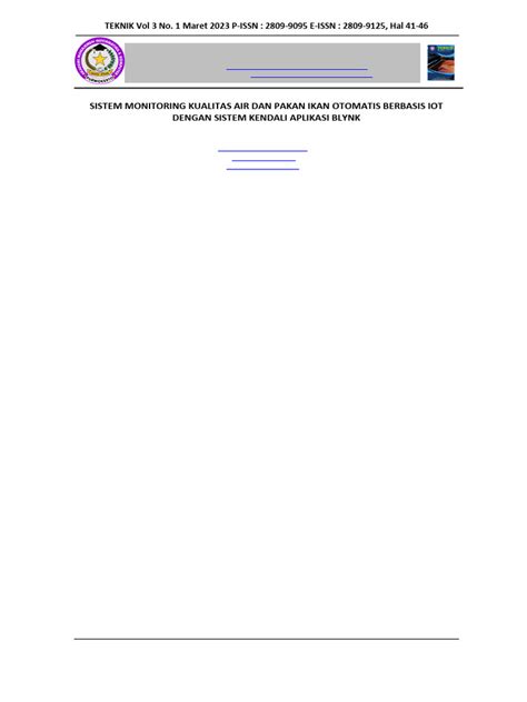 Sistem Monitoring Kualitas Air dan Pakan Otomatis … - balustradellc