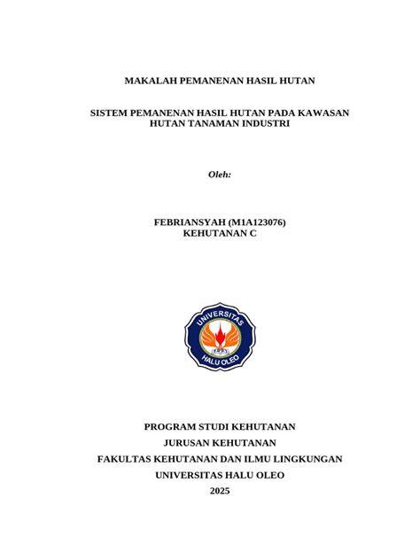 Sistem Pemanenan Hasil Hutan HTI - raincitystudios.com