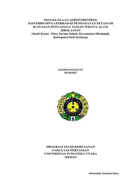 Sistem Pengelolaan dan Pendapatan Petani Agroforestry - raincitystudios.com