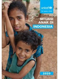 SITUASI ANAK DI INDONESIA - UNICEF - wintechmobiles.com
