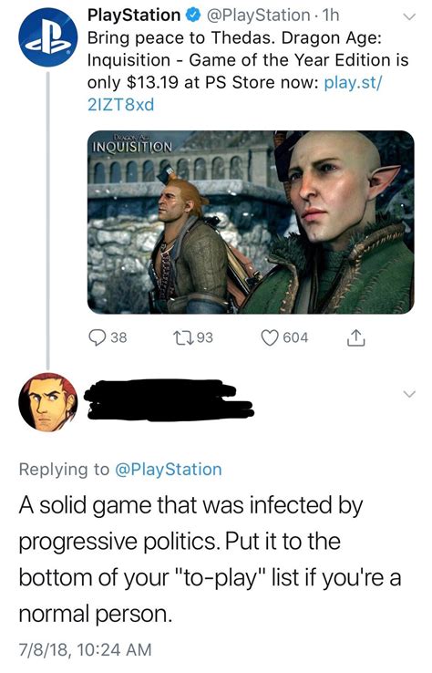 SJW ruined everything for us NORMAL GAMERS Gamingcirclejerk