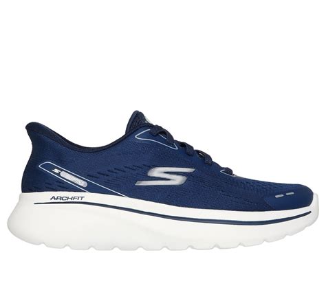 Skechers Men Slip-Ins Shoes Go Walk Arch Fit N-Joy Sepatu Pria ... - balustradellc