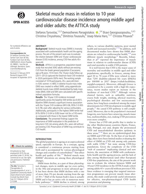Skeletal muscle mass in relation to 10 year … - balustradellc
