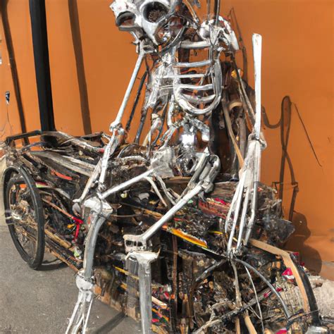 Skeleton Metal Sculpture - Etsy - muktibox.com