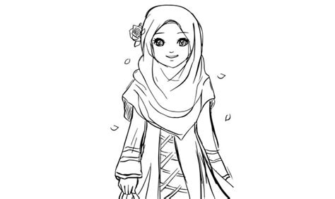 Sketsa Berhijab - balustradellc