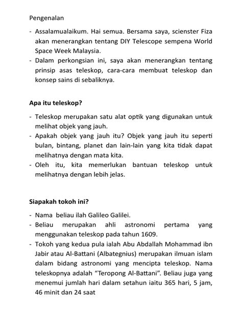 Skrip Diy Telescope | PDF | Komputer | Teknologi - wintechmobiles.com