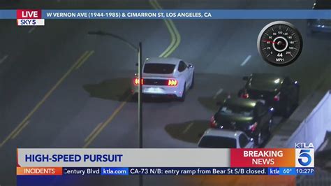 SKY5 LIVE: Authorities pursue high-speed theft suspect in L.A. County