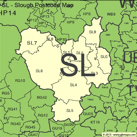 SL postcodes Slough