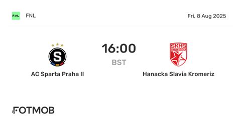 Slavia Praha II vs Sparta Praha II Odds - balustradellc