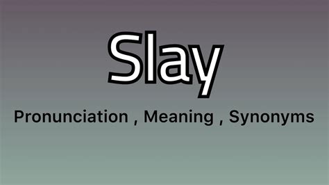 SLAY Synonyms and Related Words. What is Another Word for SLAY