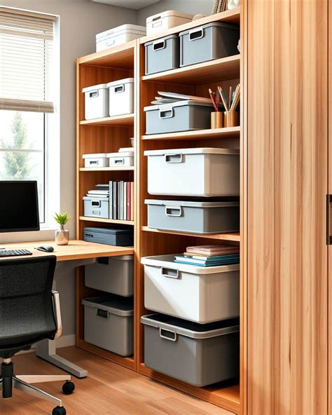 Sleek and Functional Bins for the Office - panik.design - balustradellc