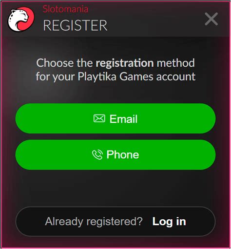 Slotomania login