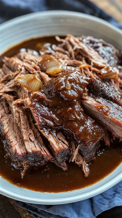 Slow Cooker Beef Brisket with BBQ Sauce - RecipeTin Eats - balustradellc