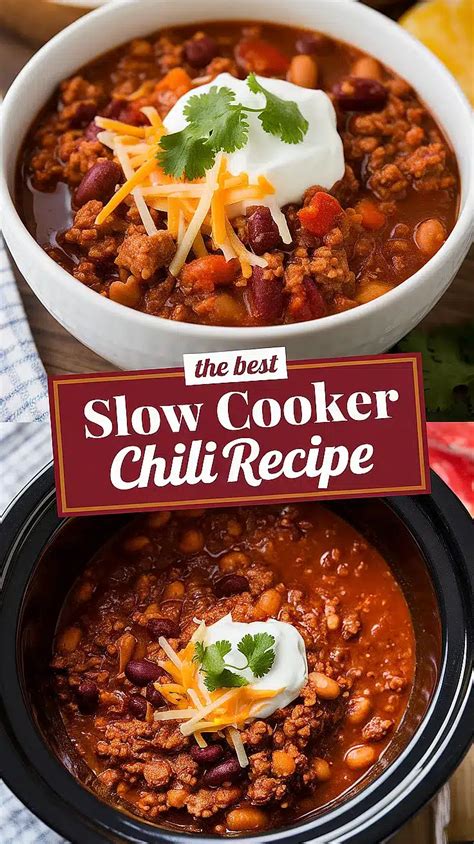 Slow Cooker Chili Recipe - balustradellc