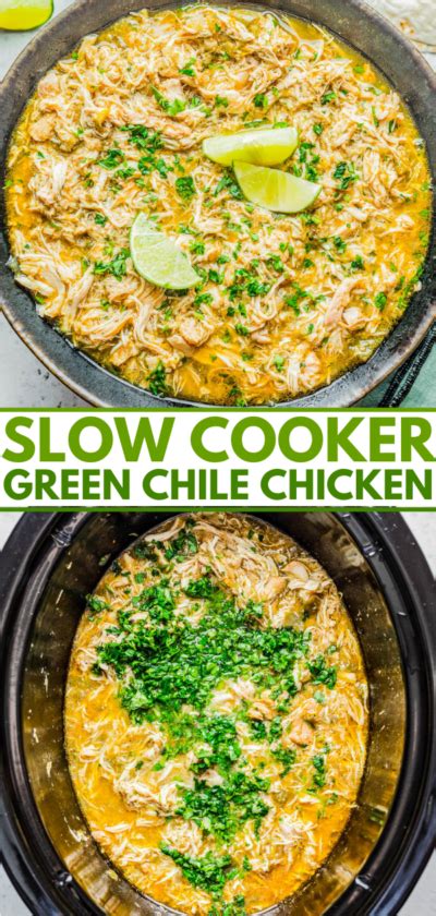 Slow Cooker Green Chile Chicken: A Flavorful Delight - balustradellc