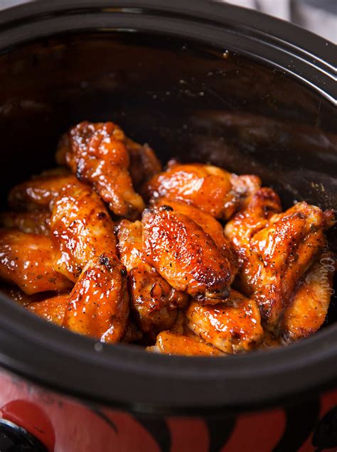 SLOW COOKER HONEY BUFFALO WINGS - acoking