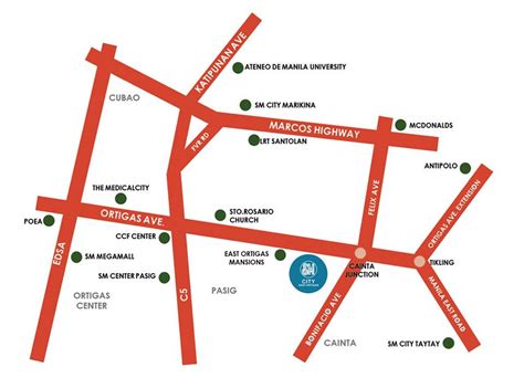 SM City East Ortigas Map - Retail area - Pasig, Philippines - Mapcarta