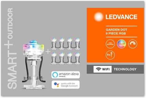 SMART+ Wifi Garden Dot 9P RGB | Smart+ Garden Dot Multicolor - balustradellc