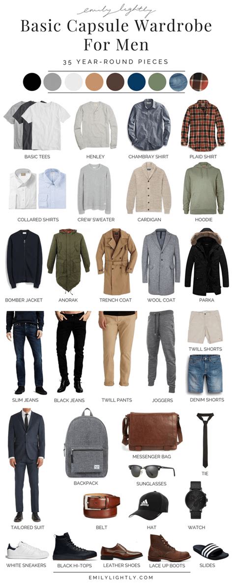 Smart Capsule Wardrobe Checklist for Men | Timeless Menswear Guide - balustradellc
