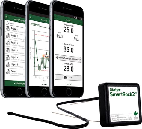 Smart Rock2, Wireless Maturity Sensor - Construction - coolestguyplanet.net