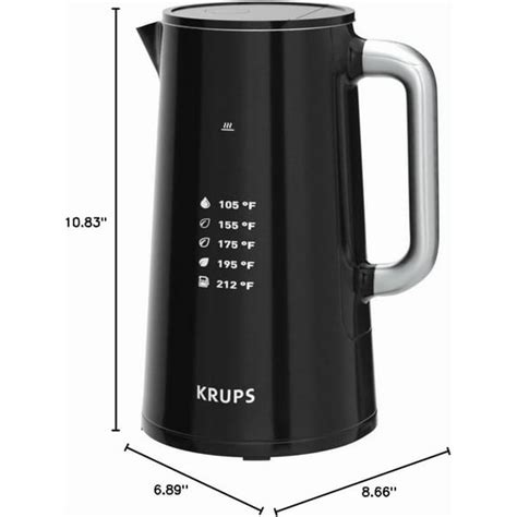 Smart Temp Electric Kettle: 1.7L Capacity, 5 Precise Temperature ... - balustradellc