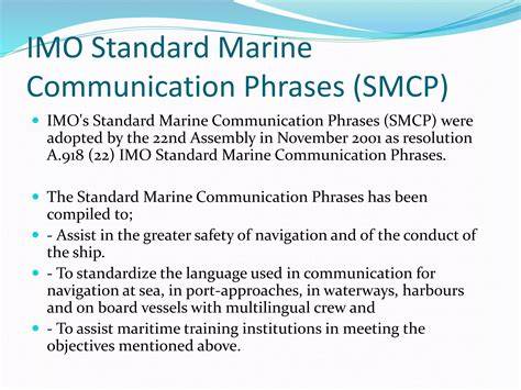 SMCP = Standard Marine Commmunication Phrases - raincitystudios.com