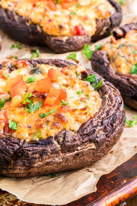 Smoked Stuffed Portobello Mushrooms - balustradellc