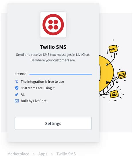 SMS Twilio integration LiveChat Help Center