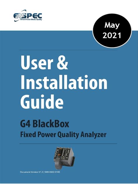SMX 0602 0100 G4K User Installation Guide pdf