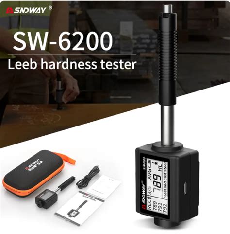 SNDWAY Leeb Hardness Tester Tes Kekerasan Material SW-6200/6230 - balustradellc