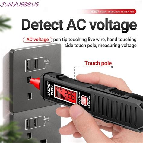 SNEAK AC 12-300V NCV Continuity Meter LCD Display Non-Contact Voltage ... - balustradellc