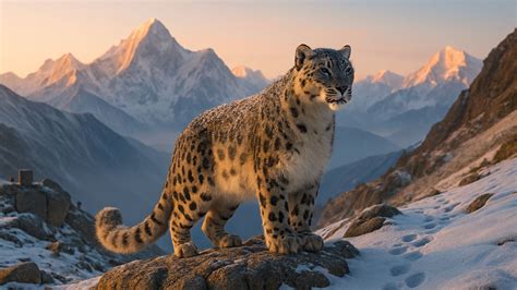 Snow leopard - WWF - muktibox.com