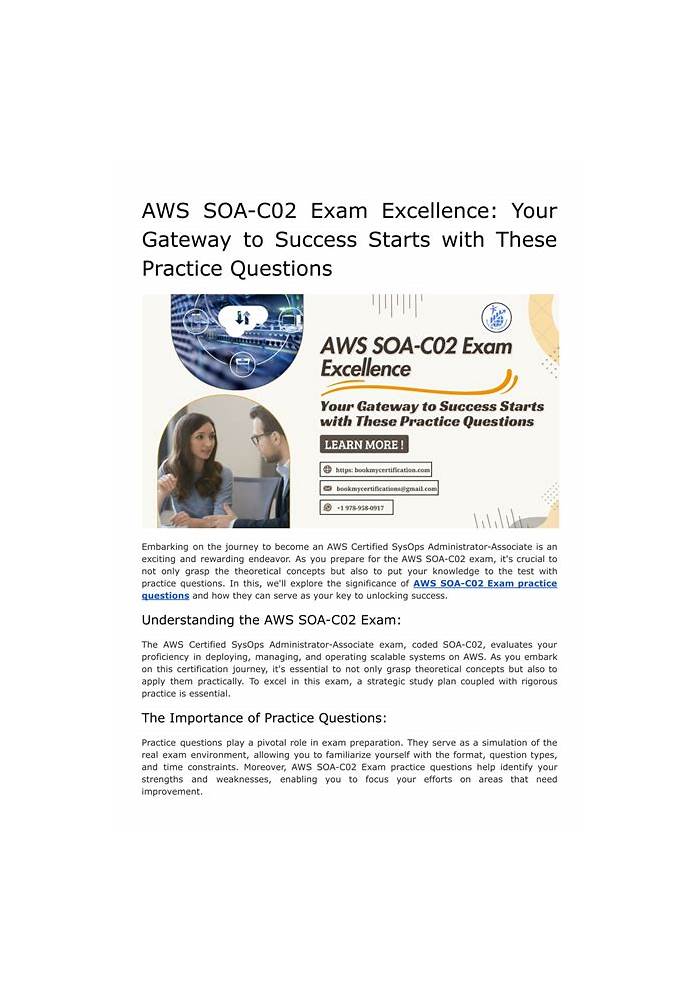 Valid SOA-C02 Exam Experience