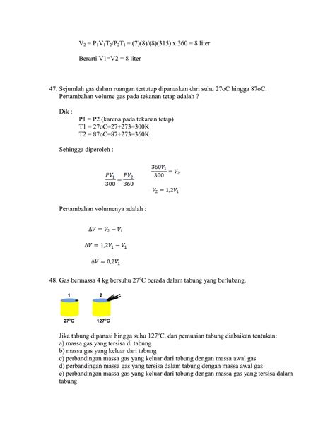 Soal Hukum-hukum Gas ideal - FISIKA-OK3 - wintechmobiles.com