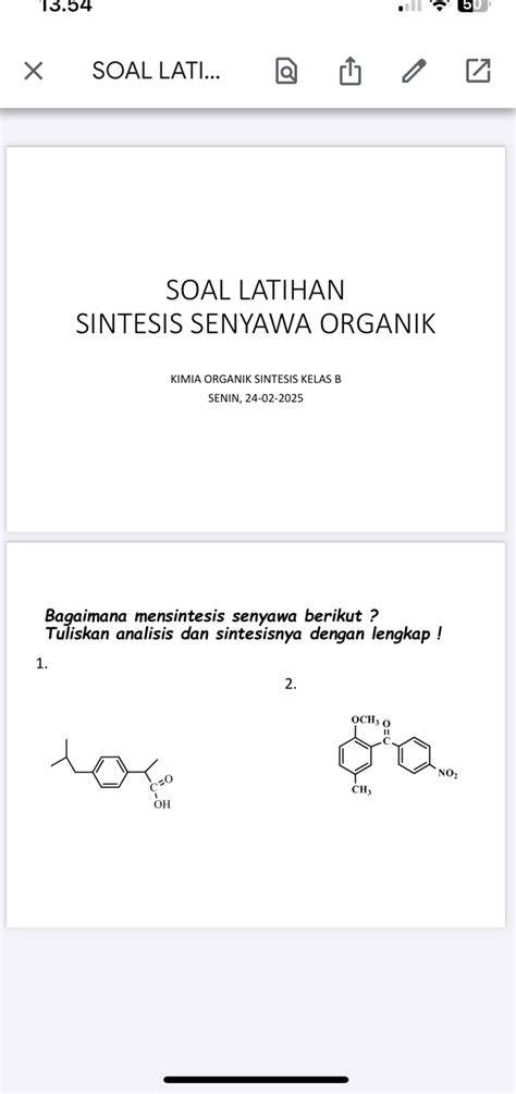 Soal Latihan a. bagaimana cara mensintesis - studyx.ai - balustradellc