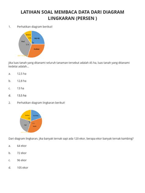 Soal Membaca Data Diagram Lingkaran - wintechmobiles.com