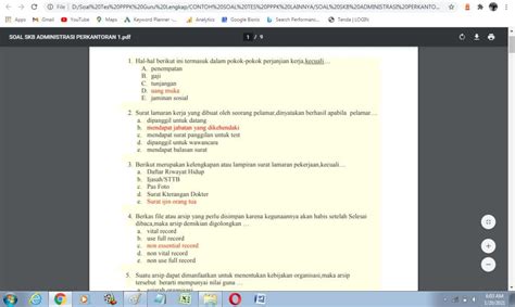 Soal Tes Teori Kejuruan Administrasi Perkantoran - balustradellc