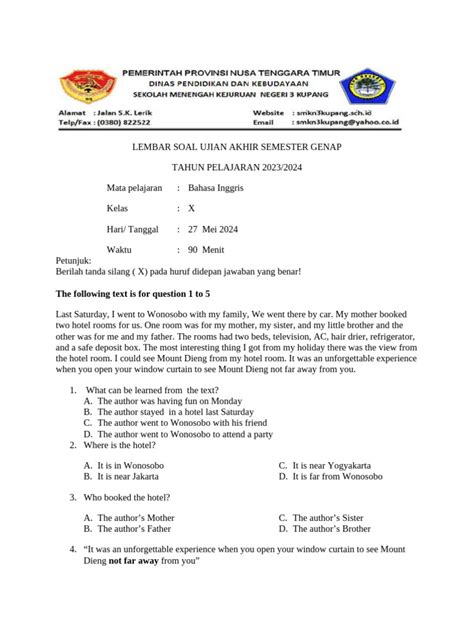Soal Ujian Genap Kelas X | PDF - Scribd - wintechmobiles.com