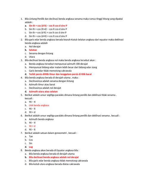 Soal UKP Astronomi Antara 3 | PDF - Scribd - wintechmobiles.com