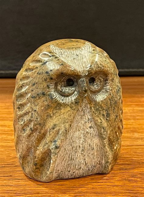 Soapstone Carved Owl - Etsy - muktibox.com