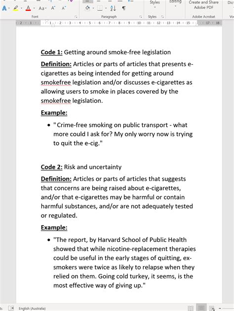SOC224 1.2 Qualitative Analysis Example Resources